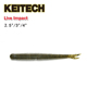 日本K牌叉尾鱼软饵KEITECH鲈鱼内德钓路亚微物软虫饵Live Impact
