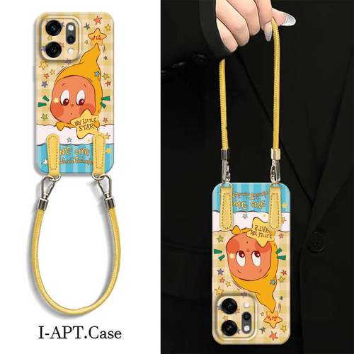 彩色星星人适用opporeno14手机壳新款findx8s+套reno13pro小众12高级感9卡通findx7ultra6por+全包10男女款5k