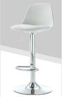 Bar stools, modern and simple Nordic style, front desk chairs, height-adjustable chairs, home high stools, bar chairs, fashionable backrests and rotations thumbnail 4