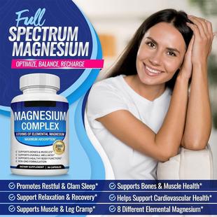 TK热销 镁复合物胶囊1000毫克 Magnesium Complex 1000mg 样品