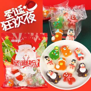 Christmas candy gummies QQ gummy candies 圣诞节软糖QQ橡皮糖