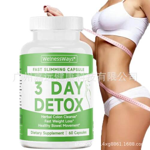 3 days fast slimming detox Herbal Colon Cleanse capsules