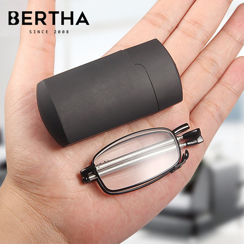 bertha折叠男女便携迷你老花眼镜