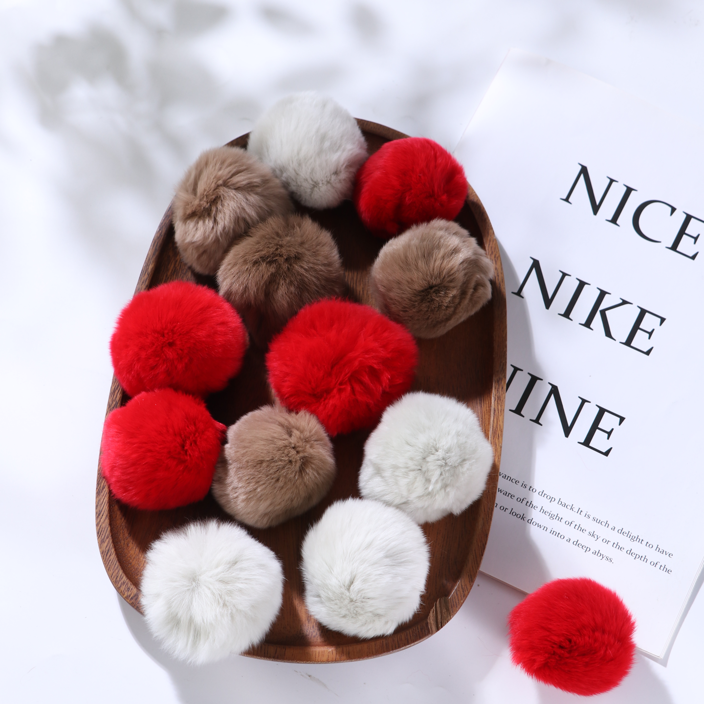 仙女家獭兔毛球绒球发饰圆球帽子球手工编织围巾毛衣diy材料配件,服饰配件/皮带/帽子/围巾,包挂件,淘宝优惠券,粉丝福利购,淘宝优惠卷