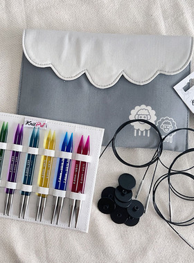 KnitPro树脂亚克力可拆卸环形针循环针编织毛衣手工毛线工具全套