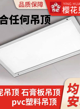 石膏板弹簧卡扣灯蜂窝顶30x60灯