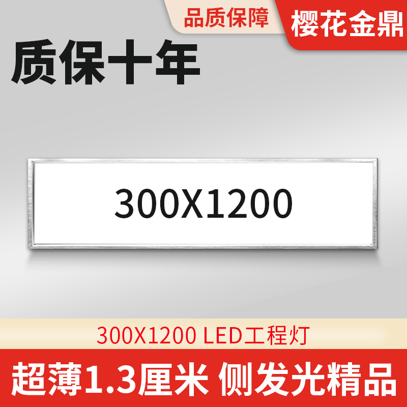 嵌入式30*120LED平板灯300x1200