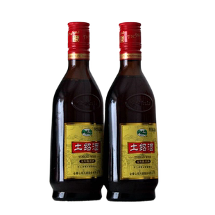 会稽山土绍酒五年陈半甜型绍兴黄酒350ml*12瓶整箱装加饭酒花雕酒