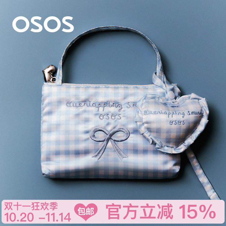 osos自白原创蝴蝶结进口缎面手提小包手拎包通勤包