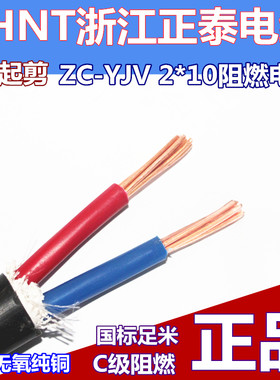CHNT/正泰全铜2*10平方电线电缆