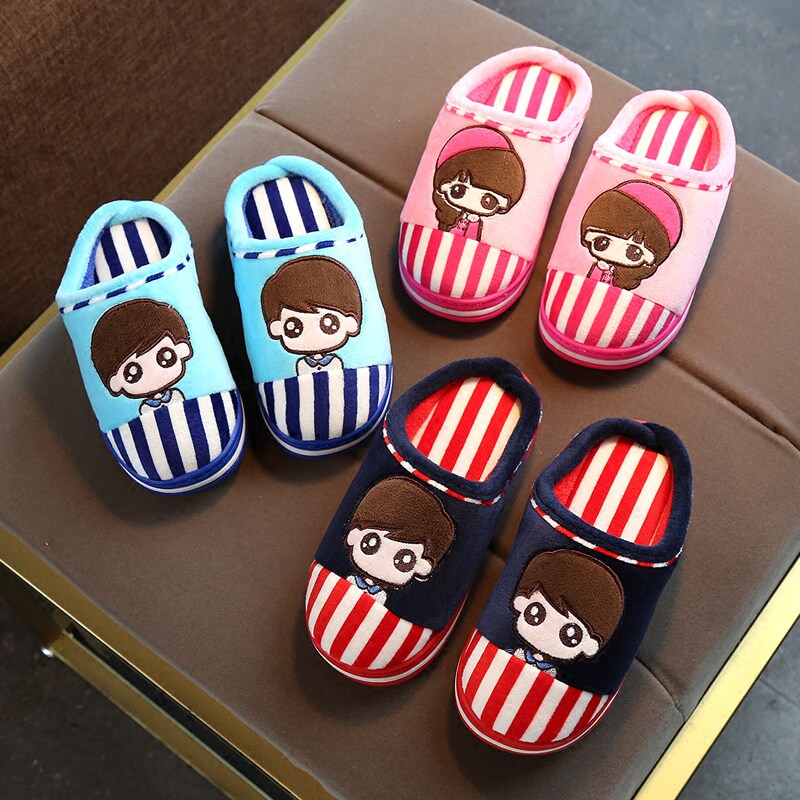 一家三口亲子拖鞋冬季儿童棉拖鞋男童女童保暖宝宝拖鞋3-7岁中童|ruв категории детская обувь/детская обувь/между родителями и детьми обувь, тапочки - от Buy2taobao.com для оказания профессиональной услуги покупки агента Taobao