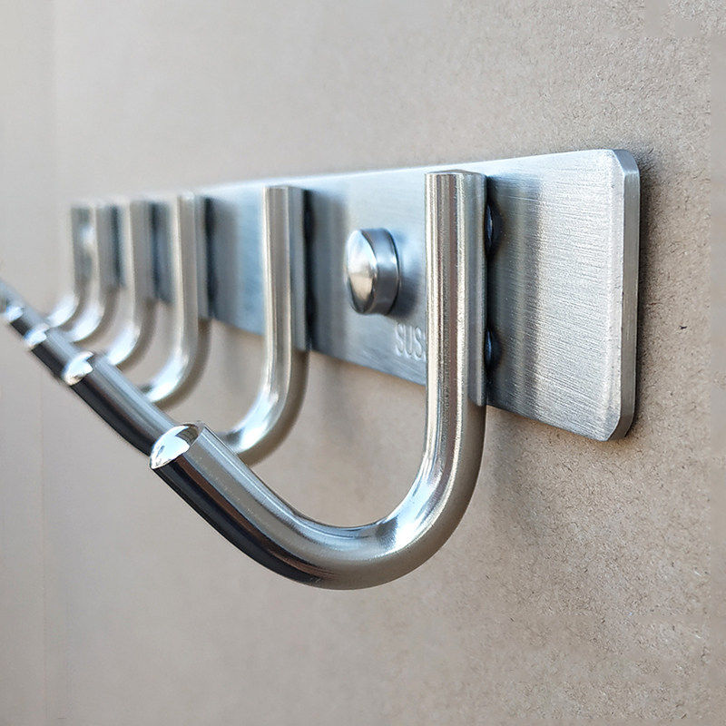 加厚304不锈钢排钩挂钩大全浴室厨房化妆室架挂衣钩墙壁打孔挂勾,家装主材,挂钩/挂衣钩,淘宝优惠券,粉丝福利购,淘宝优惠卷
