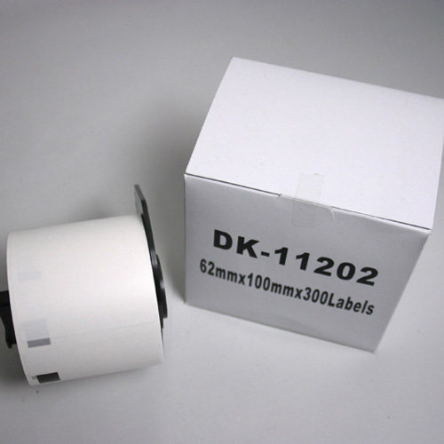 适用兄弟热敏标签贴纸DK-11202国产62MM*100MM不干胶QL-700打印纸