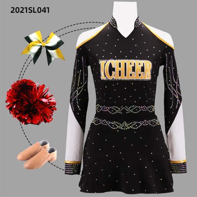 花球啦啦操比赛服装儿童表演演出