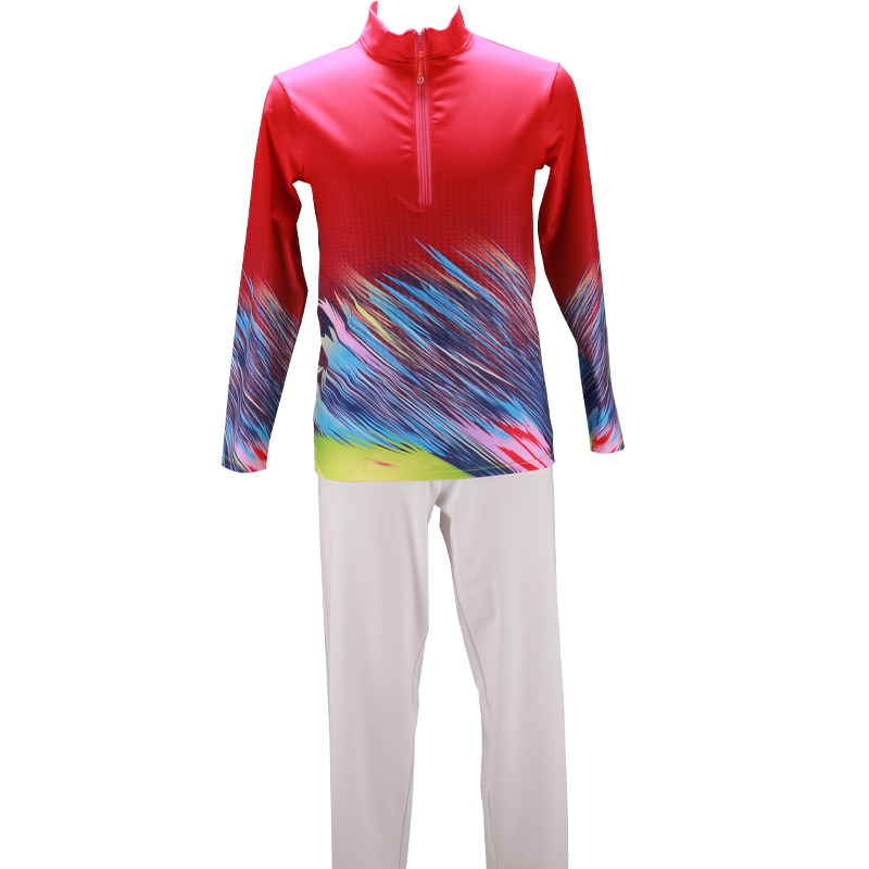 成人男款有氧健身操运动服装体操