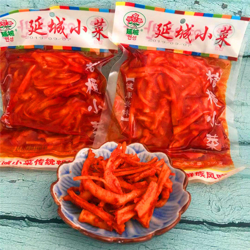 延边特产拌桔梗 延城桔梗 朝鲜族拌桔梗延吉小菜咸菜泡菜桔梗美食