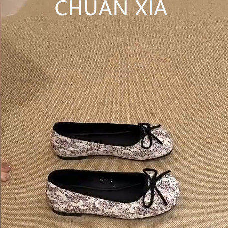 羊皮版~法式仙女风蝴蝶结瓢鞋女真皮平底玛丽珍鞋软底芭蕾舞单鞋,女鞋,浅口单鞋,淘宝优惠券,粉丝福利购,淘宝优惠卷