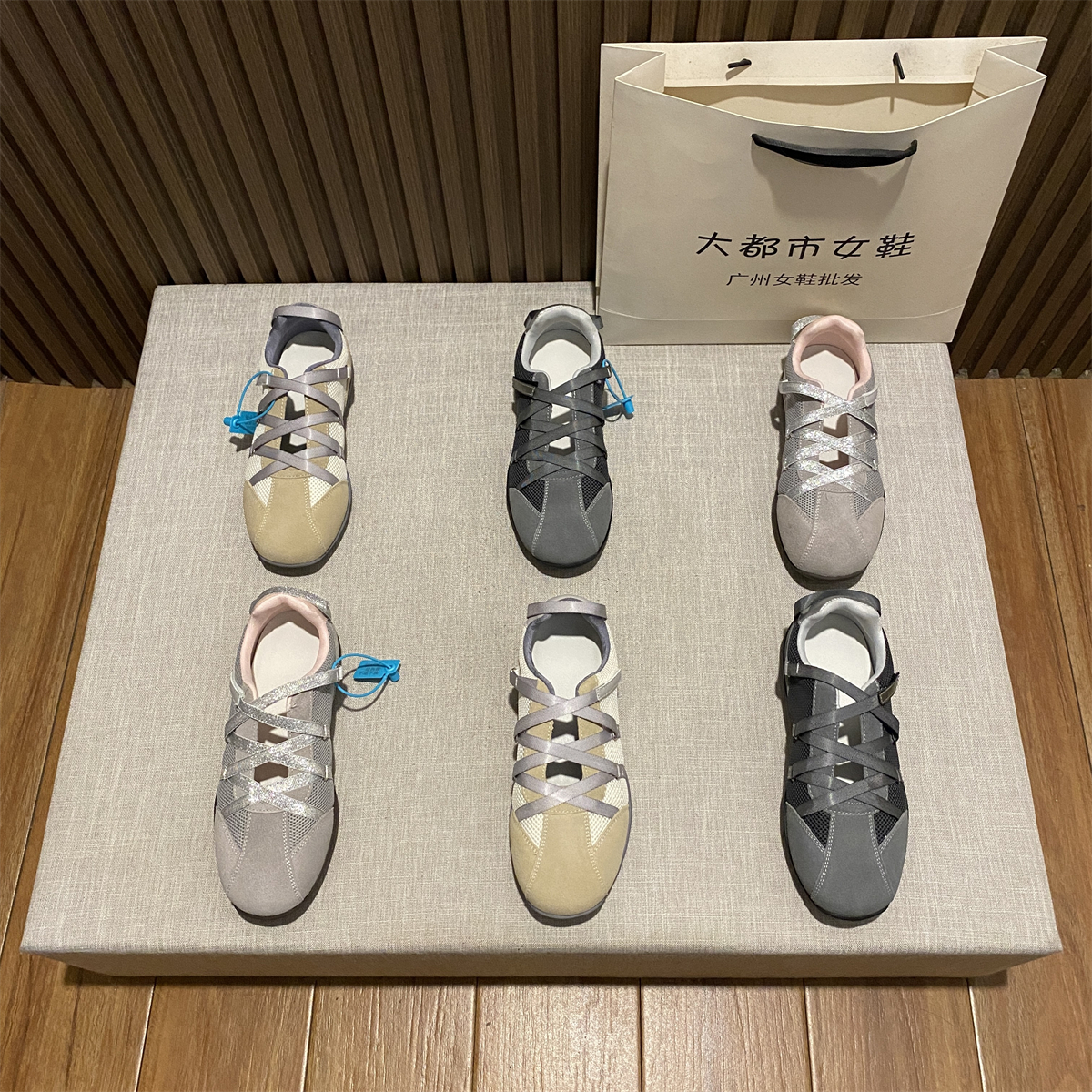 牛皮版！韩系复古交叉镂空德训鞋