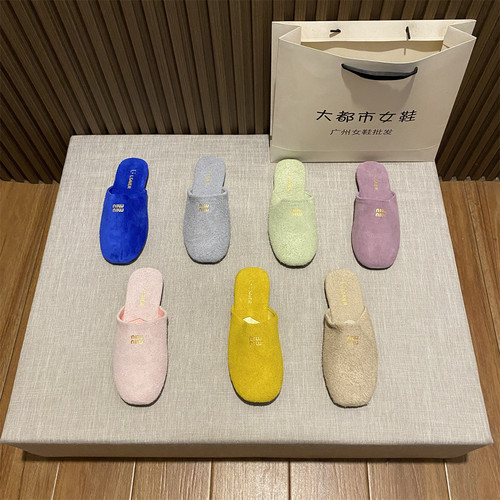 2025夏季新款方头平底包头拖懒人