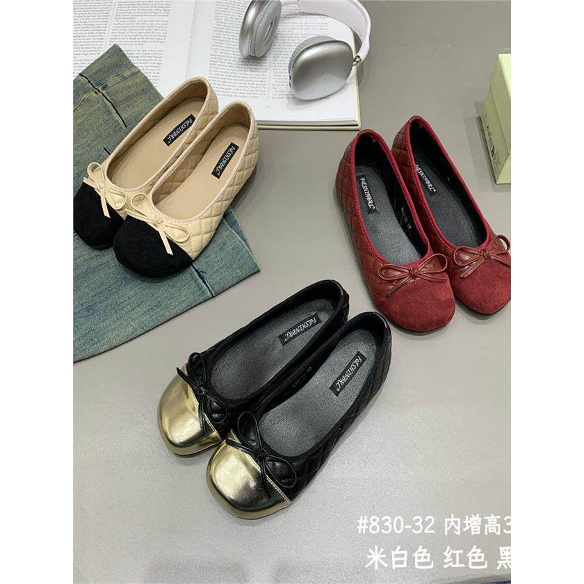 小香风蝴蝶结玛丽珍鞋女2.5cm内增高芭蕾舞鞋浅口单鞋,女鞋,玛丽珍鞋,淘宝优惠券,粉丝福利购,淘宝优惠卷