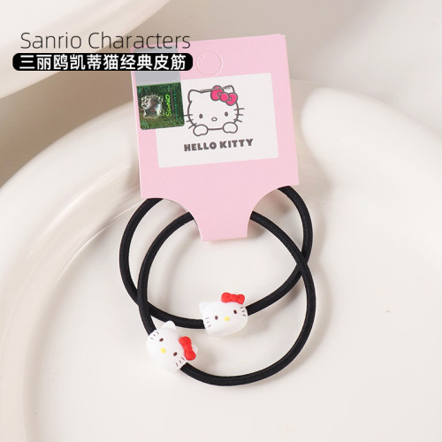 三丽鸥发圈可爱两个装立体头发圈