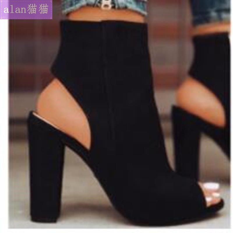 High Heels Boots Large Size Shoes Booties 大码鞋子短靴女新款
