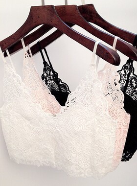 2015 Women  Black Crop Bralet Bustier Bra PUb Top