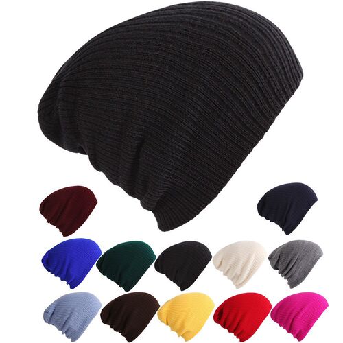 Mens Winter Hat Beanies Girls Hats Women Cap Knit Wool Warm