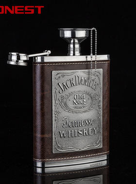 304 stainless steel wine pot portable outdoor 8 oz wine set