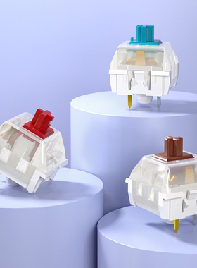 RK机械键盘热插拔轴体/青轴茶轴金粉轴快银轴 BOX轴/樱桃轴/TTC轴