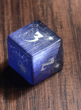 大师合作版COC跑团模组骰子DND龙与地下城克苏鲁周边宝石色子定制