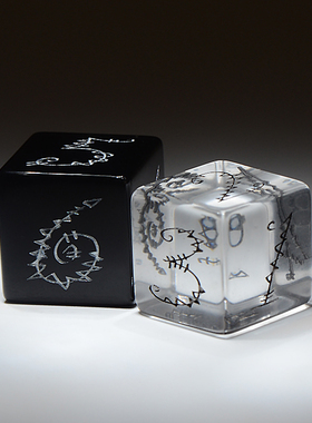 K9水晶玻璃coc跑团骰子dnd模组套装克苏鲁trpg桌游龙与地下城定制