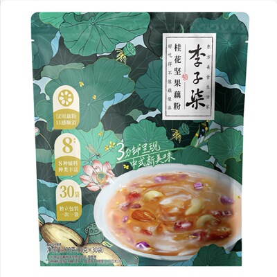 开市客代购李子柒桂花坚果藕粉悦心装30袋冲调谷物膳食养生粥早餐