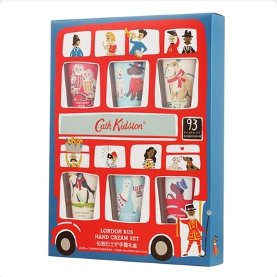 开市客 Cath Kidston伦敦巴士护手霜礼盒50g*6支