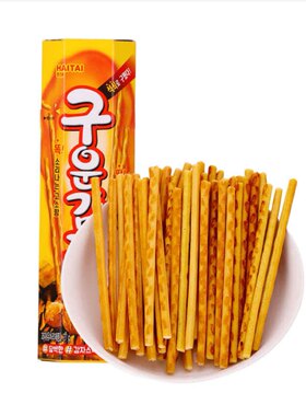 开市客代购韩国进口烤薯棒饼干韧性饼干休闲零食
