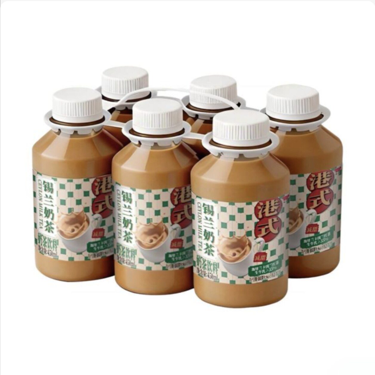开市客代购味全港式锡兰奶茶含乳奶茶饮料450ml*6【冷藏运输】