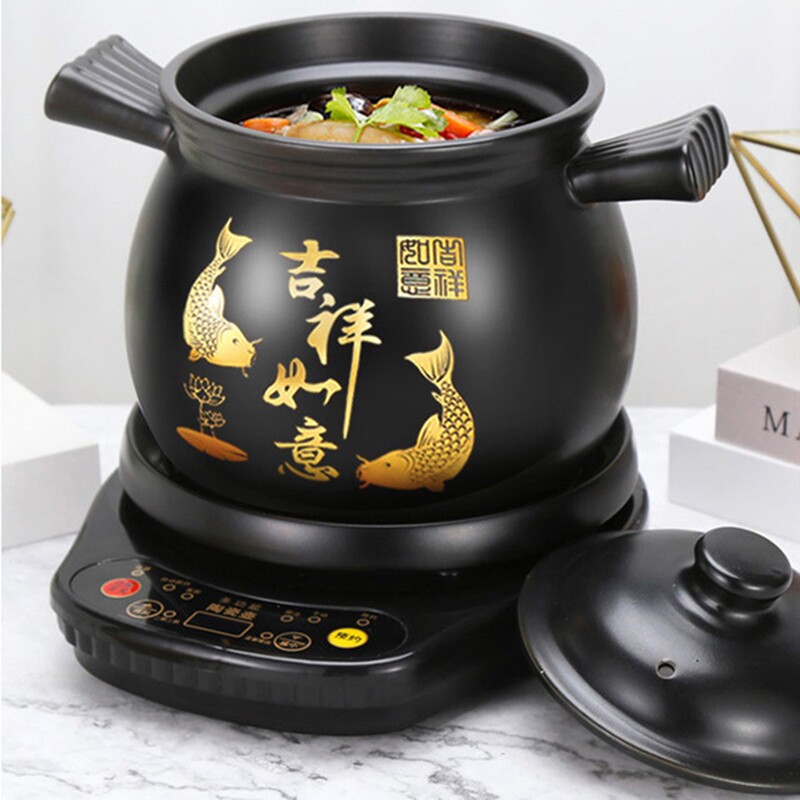 家用智能煮粥陶瓷加厚炖盅煲汤锅