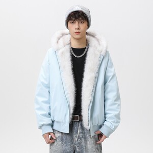 1404-2-99981-p91--2025休闲宽松 青少年百搭防风防水棉衣外套图片