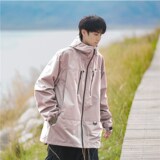 1404-1-9178-p70新款港风冲锋衣时尚简三防外套约休闲百，男装夹克，星座1404-2