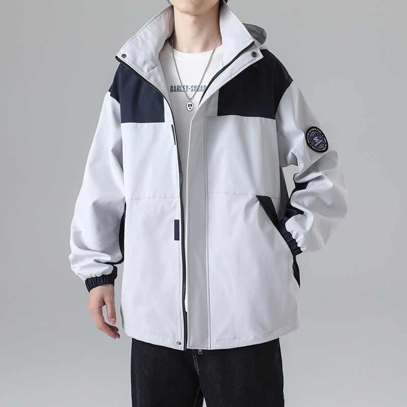 1404-1-9336-p85高品质冲锋衣时尚简外套无影墙休闲百搭,男装夹克,星座1404-2