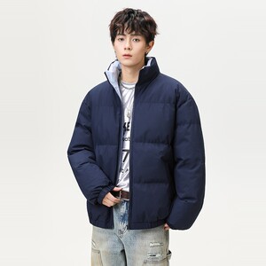 1404-2-99912-p65--2025休闲宽松青少年 百搭防风防水棉衣外套图片