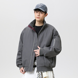 1404-2-99989-p90--2025休闲宽松青少年百搭夹克棉衣，男装夹克，星座1404-2