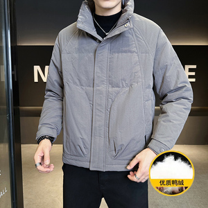 1404-2-7115-p165--2025休闲宽松青少年百搭 防风 防水羽绒服图片