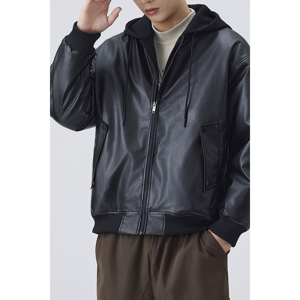 1404-2-9861-p110--2025休闲宽松青少年百搭90绒羽绒服,男装羽绒服,星座1404-2