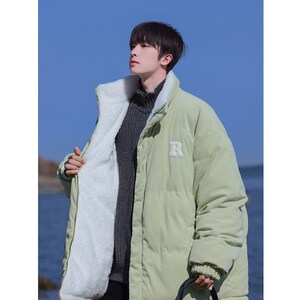 男女加厚 棉服 两面穿 棉外套1404-1-MY9375-P115图片