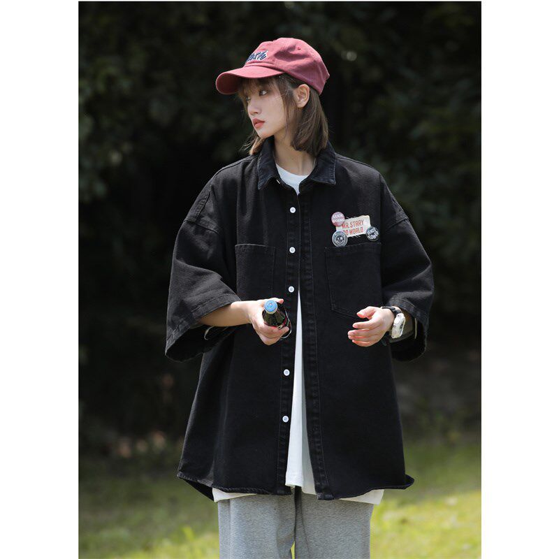 夏季新款潮流港风男女短袖舒适1404-1-9128-P50，男装T恤，星座1404-2