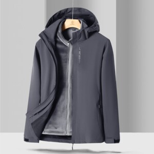 休闲男女装新品中性港风冲锋衣 多巴胺穿1404-2-6881三合一p75,男装夹克,星座1404-2