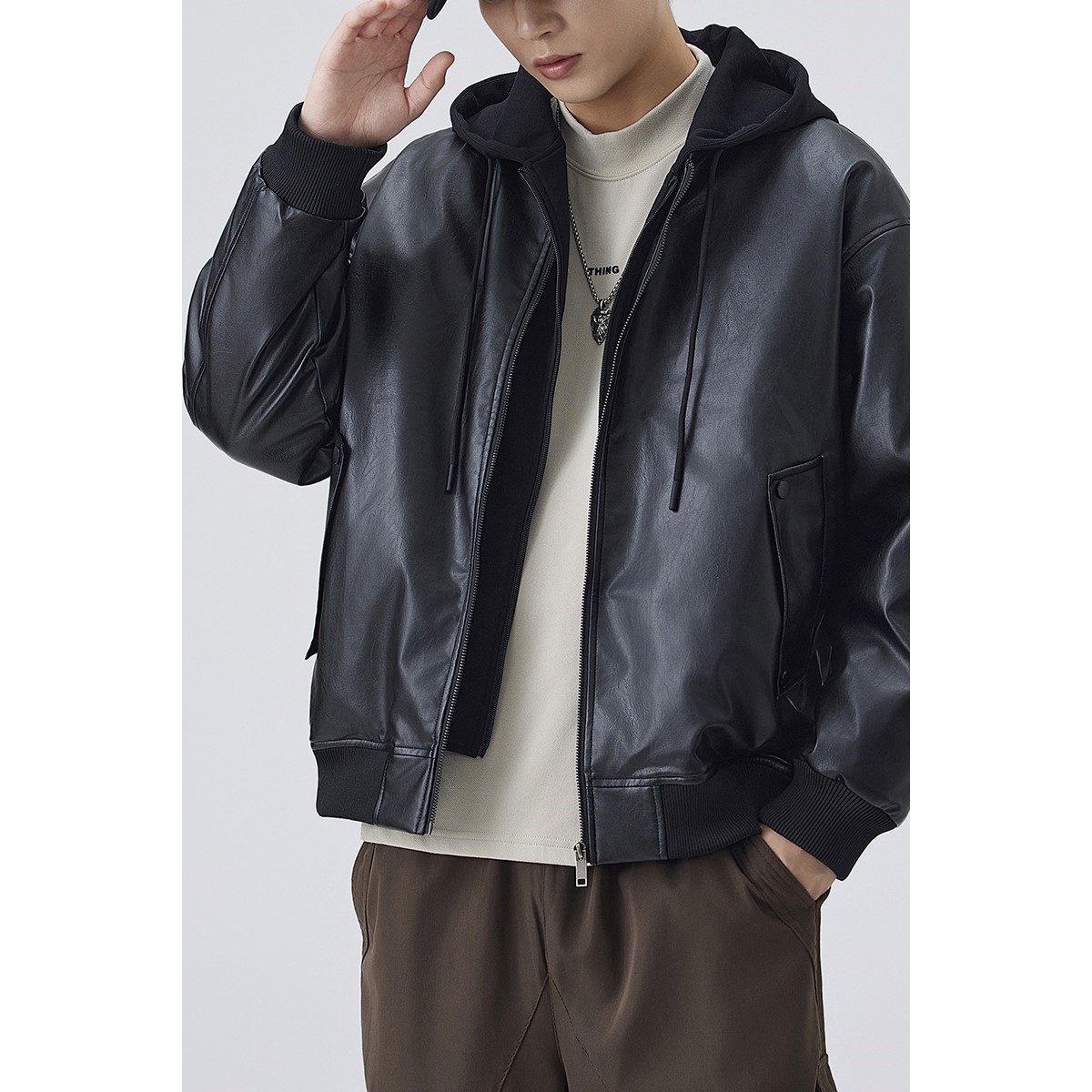 1404-2-9861-p110--2025休闲宽松青少年百搭90绒羽绒服,男装羽绒服,星座1404-2