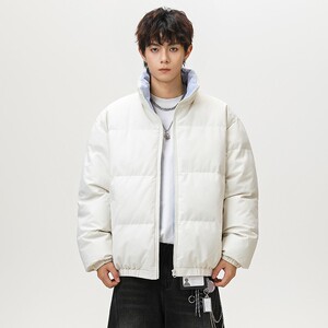 1404-2-99912-p65--2025休闲宽松青少年 百搭防风防水棉衣外套图片