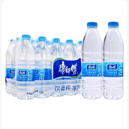 康师傅包装饮用水550ml/1.5升整箱非矿泉水实惠批发特价包邮